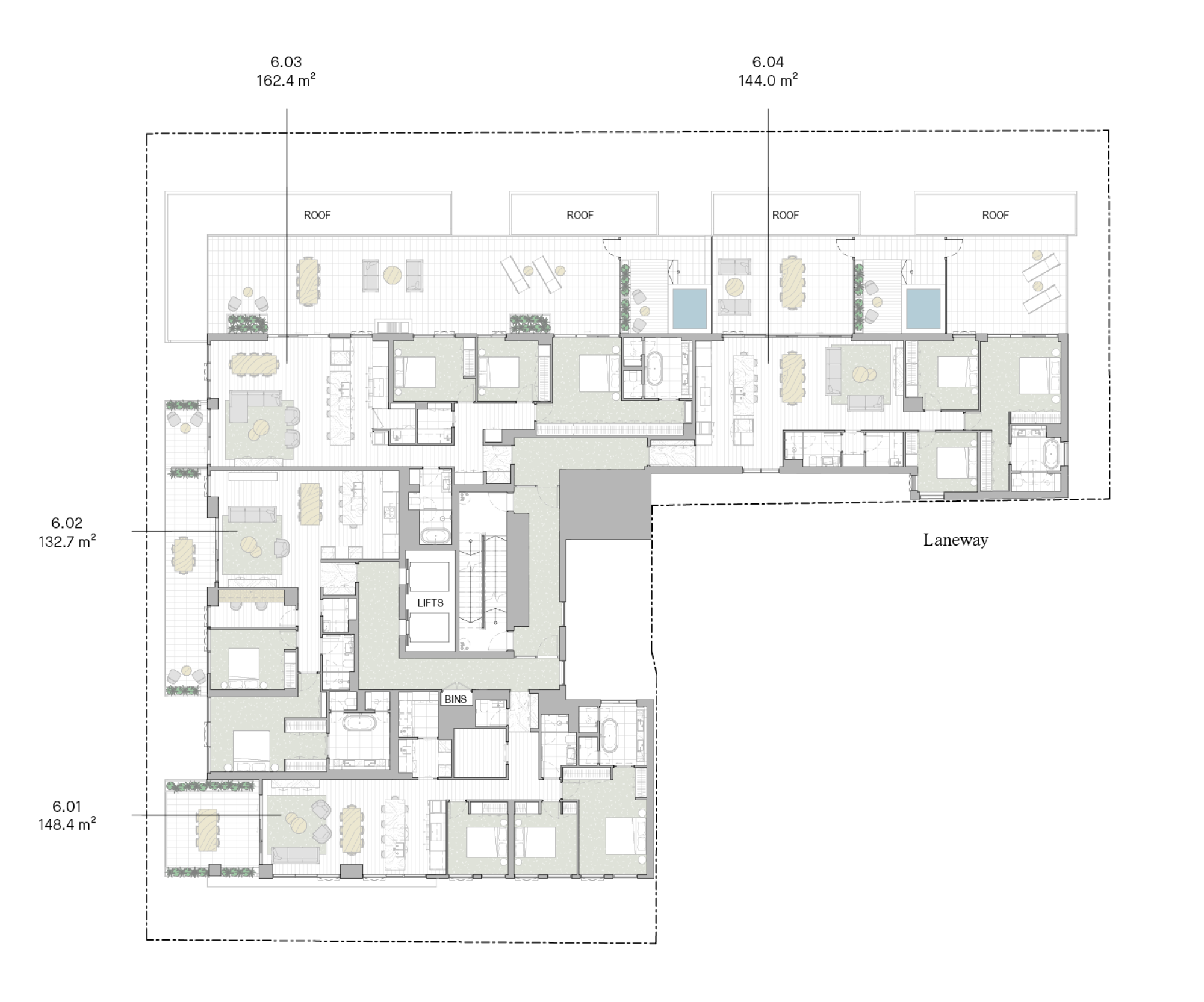 Floorplate for Level 06